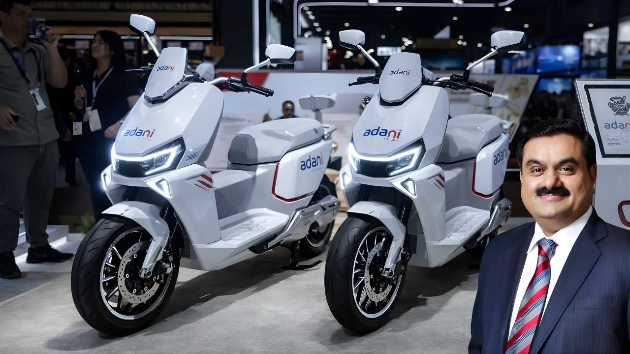 Adani SunMotion Electric Scooter 2026 Launched with 225Km Range and Smart TFT Display