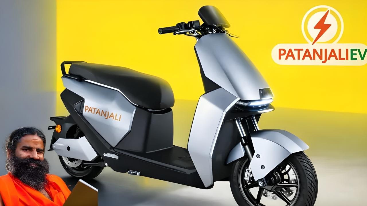 Patanjali SuryaRide Electric Scooter 2026 Debuts With 215Km Range and ₹7,999 Booking Amount